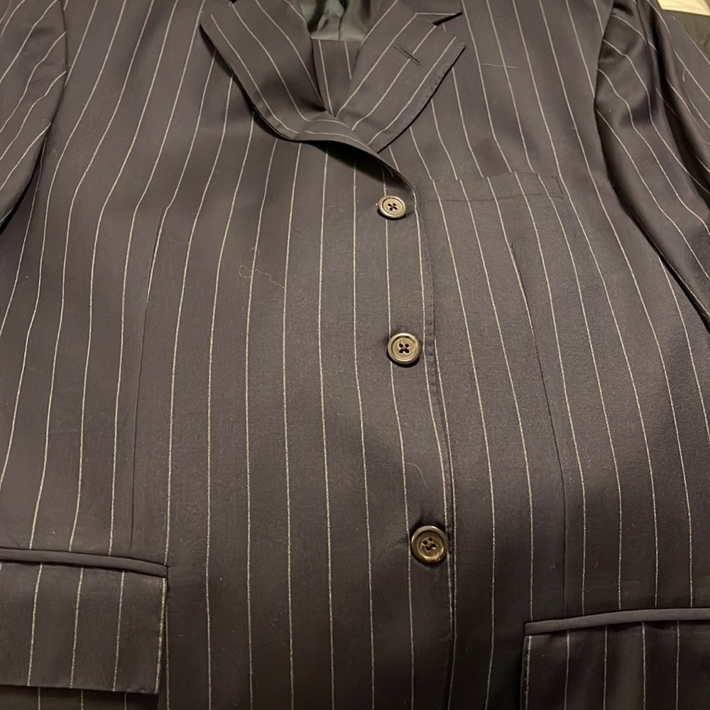 Polo Ralph Lauren Corneliani Navy Three Button Suit 46L - Picture 6 of 7